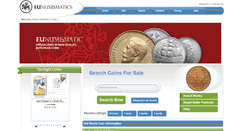 Desktop Screenshot of eunumismatics.com